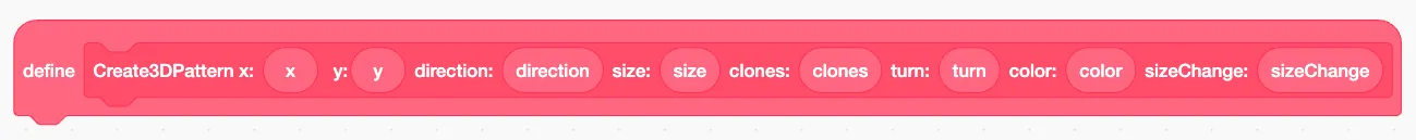 3D Pattern Custom Block