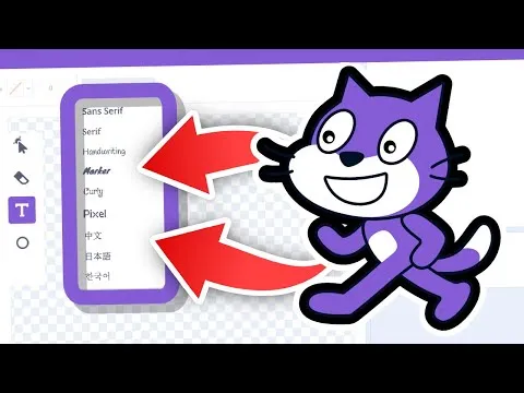 Get ANY Font in SCRATCH  Tutorial