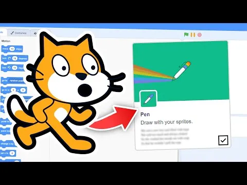 Pen in the FRONT Layer?! ️ Scratch Tutorial