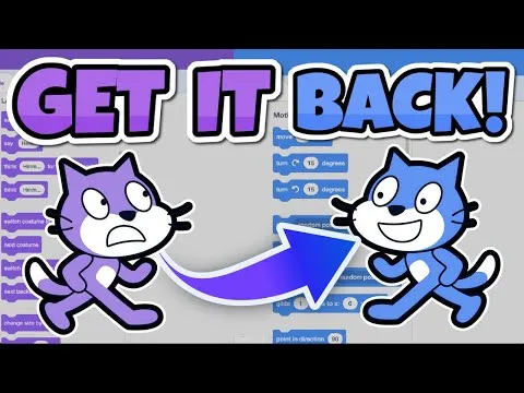 Get The BLUE Scratch Back! (Tutorial) 