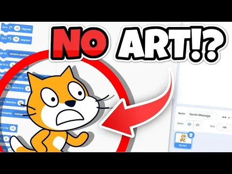I Made a Scratch Game Using NO ART  impossible?!
