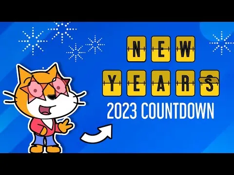 New Year's Countdown Scratch Tutorial   